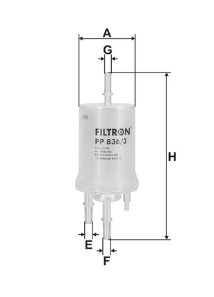 FİLTRON YAKIT FİLTRESİ PP836/3