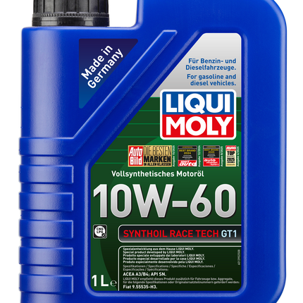 LIQUI MOLY 10W-60 SYNTHOİL RACE TECH GT1 1L