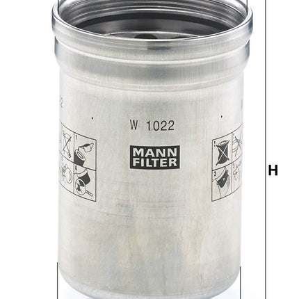 MANN ENDÜSTRİYEL YAĞ FİLTRESİ "W1022"