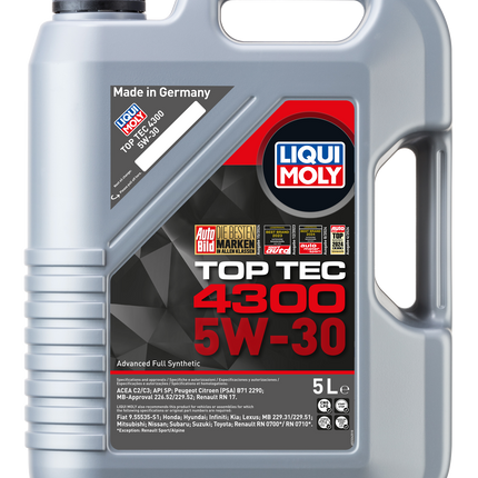 LIQUI MOLY 5W-30 TOP TEC 4300 5L