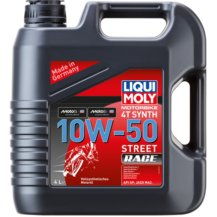 LIQUI MOLY MOTOSİKLET 4T SYNTH 10W-50 RACE 4L