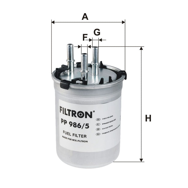 FİLTRON YAKIT FİLTRESİ PP986/5