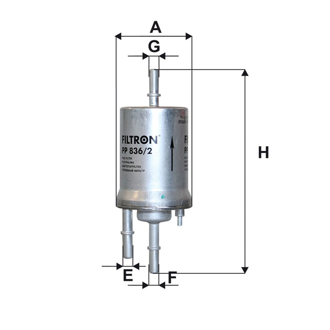 FİLTRON YAKIT FİLTRESİ PP836/2