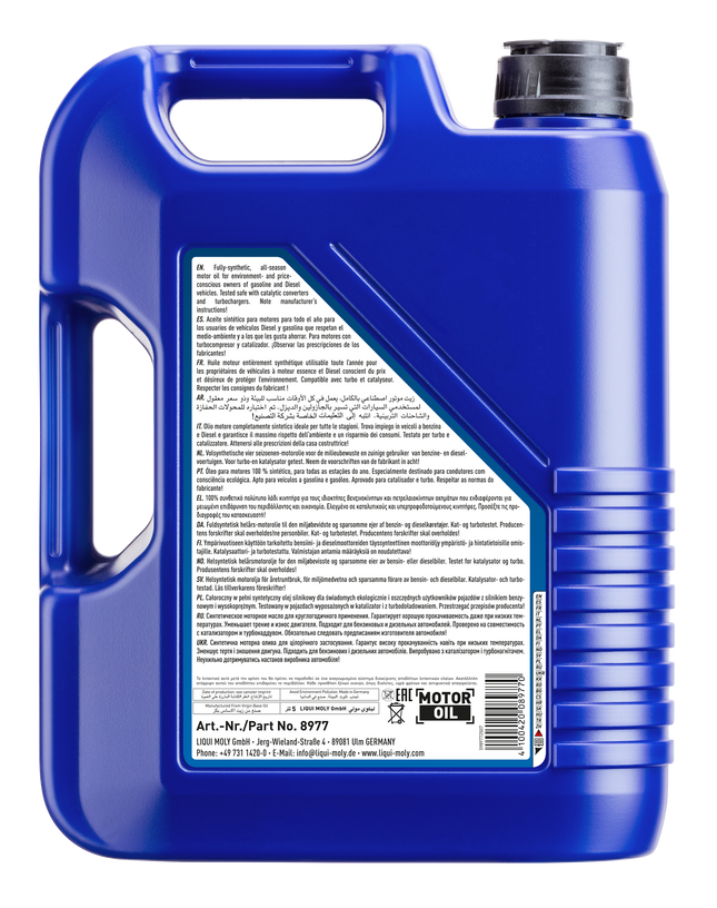 LIQUI MOLY 0W-30 SYNTHOİL LONGTİME 5L