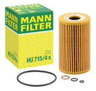 MANN YAĞ FİLTRESİ HU715/4x