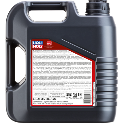 LIQUI MOLY MOTOSİKLET 4T SYNTH 10W-50 RACE 4L