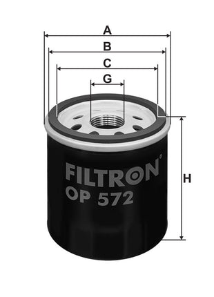 FİLTRON YAĞ FİLTRESİ OP572