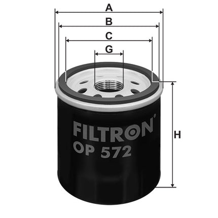 FİLTRON YAĞ FİLTRESİ OP572