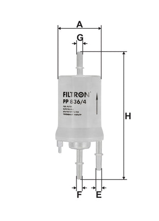 FİLTRON YAKIT FİLTRESİ PP836/4