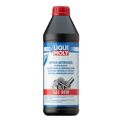 LIQUI MOLY HYPOID GEAR OIL (GL5) SAE 80W 1L