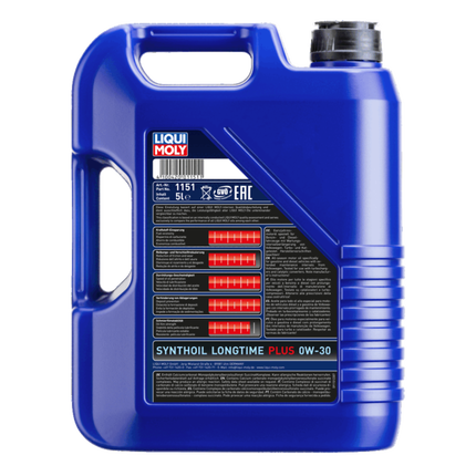 LIQUI MOLY SYNTHOIL LONGTIME PLUS 0W-30 5L
