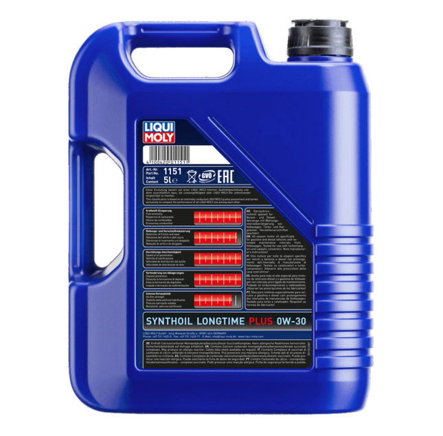 LIQUI MOLY SYNTHOIL LONGTIME PLUS 0W-30 5L