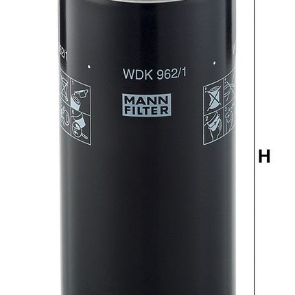 MANN ENDÜSTRİYEL YAKIT FİLTRESİ "WDK962/1"