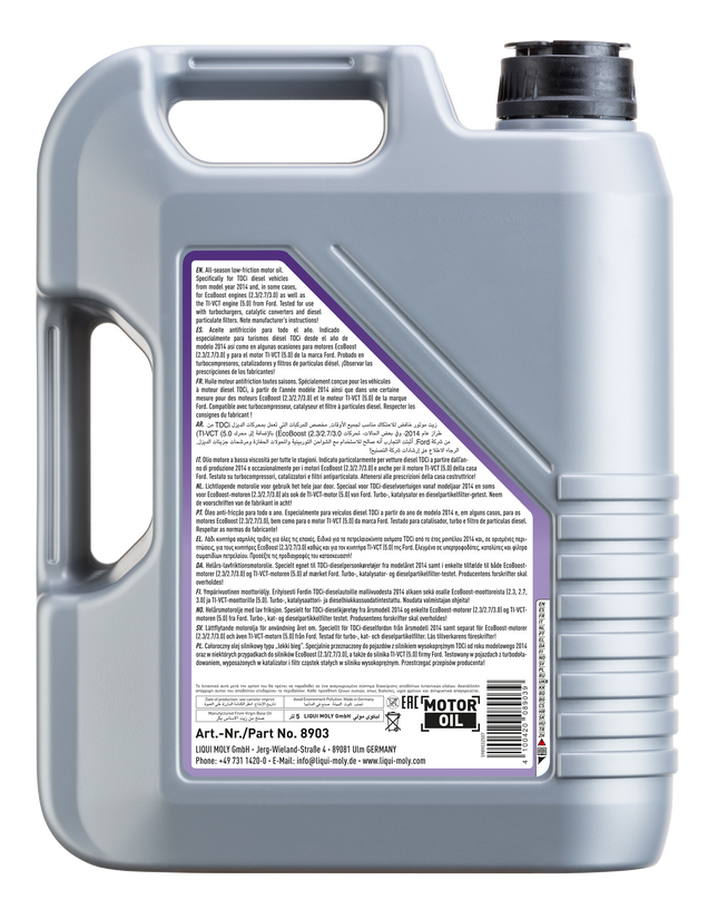 LIQUI MOLY 0W-30 SPECİAL TEC F 5L