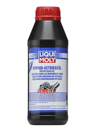 LIQUI MOLY HYPOID GEAR OIL (GL4/5) TDL SAE 75W-90 500ML