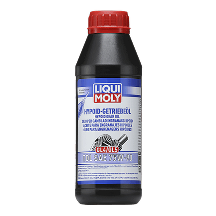 LIQUI MOLY HYPOID GEAR OIL (GL4/5) TDL SAE 75W-90 500ML