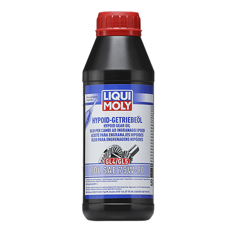 LIQUI MOLY HYPOID GEAR OIL (GL4/5) TDL SAE 75W-90 500ML