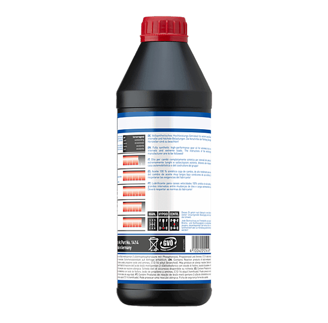 LIQUI MOLY FULLY SYNTHETIC GEAR OIL (GL5) SAE 75W-90 1L