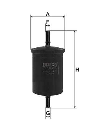 FİLTRON YAKIT FİLTRESİ PP831/1