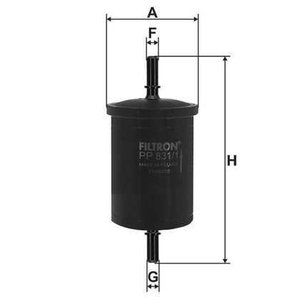 FİLTRON YAKIT FİLTRESİ PP831/1