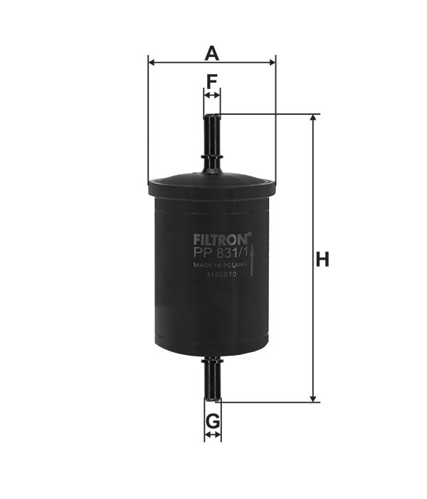 FİLTRON YAKIT FİLTRESİ PP831/1