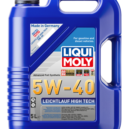 LIQUI MOLY 5W-40 LEİCHTLAUF 5L