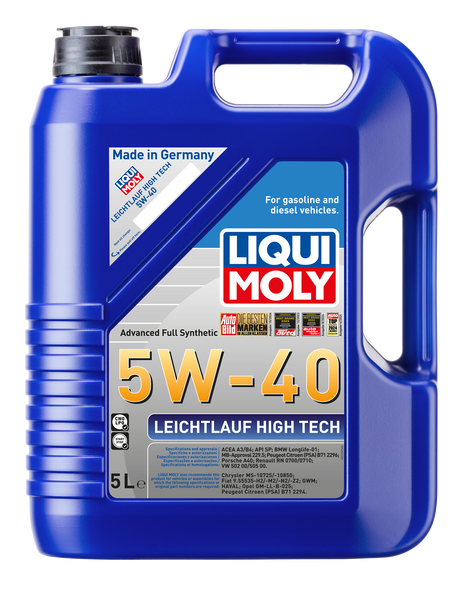 LIQUI MOLY LEICHTLAUF HIGH TECH 5W-40 5L