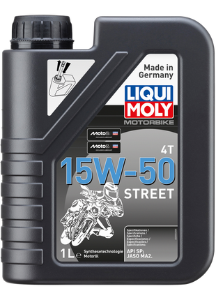 LIQUI MOLY MOTOSİKLET 4T 15W-50 STREET 1L