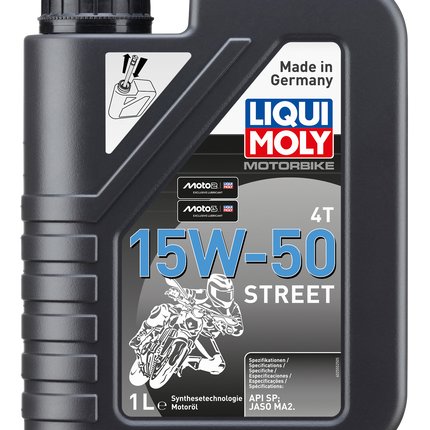 LIQUI MOLY MOTOSİKLET 4T 15W-50 STREET 1L