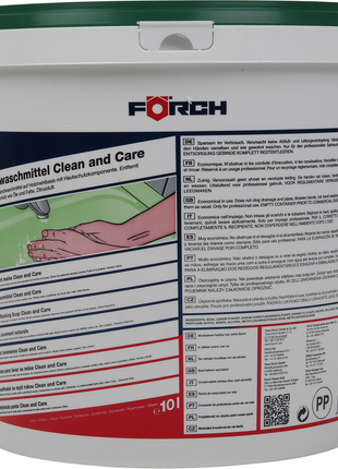 FÖRCH EL YIKAMA  CLEAN+CARE 10L