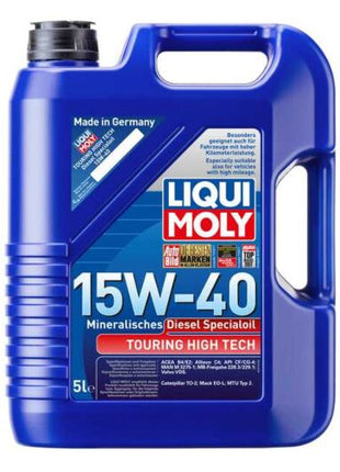 LIQUI MOLY TOURING HIGH TECH DIESEL SPECIALOIL 15W-40 5L