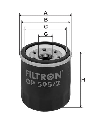 FİLTRON YAĞ FİLTRESİ OP595/2