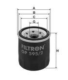 FİLTRON YAĞ FİLTRESİ OP595/2