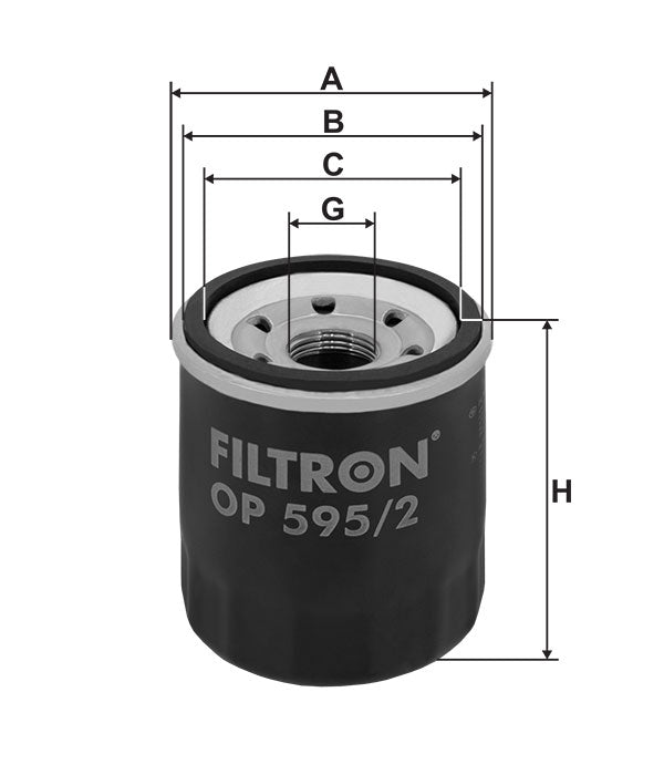 FİLTRON YAĞ FİLTRESİ OP595/2