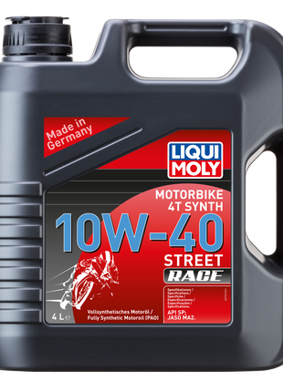LIQUI MOLY MOTOSİKLET 4T SYNTH 10W-40 STREET RACE 4L