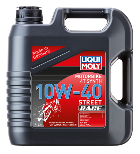 LIQUI MOLY MOTOSİKLET 4T SYNTH 10W-40 STREET RACE 4L