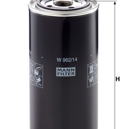MANN HIDROLIK YAĞ FİLTRESİ "W962/14"