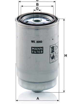 MANN YAKIT FİLTRESİ WK8060Z