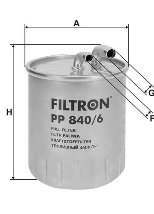 FİLTRON YAKIT FİLTRESİ PP840/6