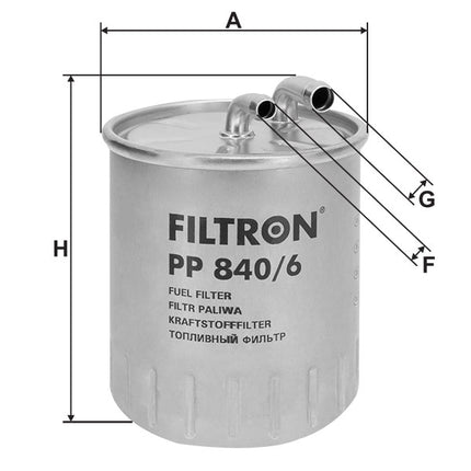 FİLTRON YAKIT FİLTRESİ PP840/6