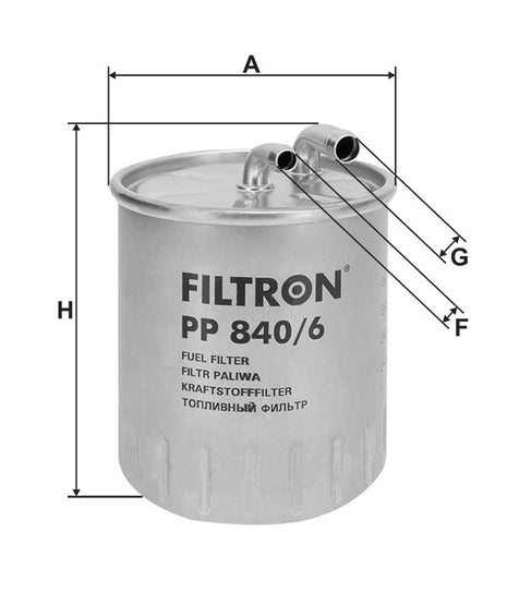 FİLTRON YAKIT FİLTRESİ PP840/6