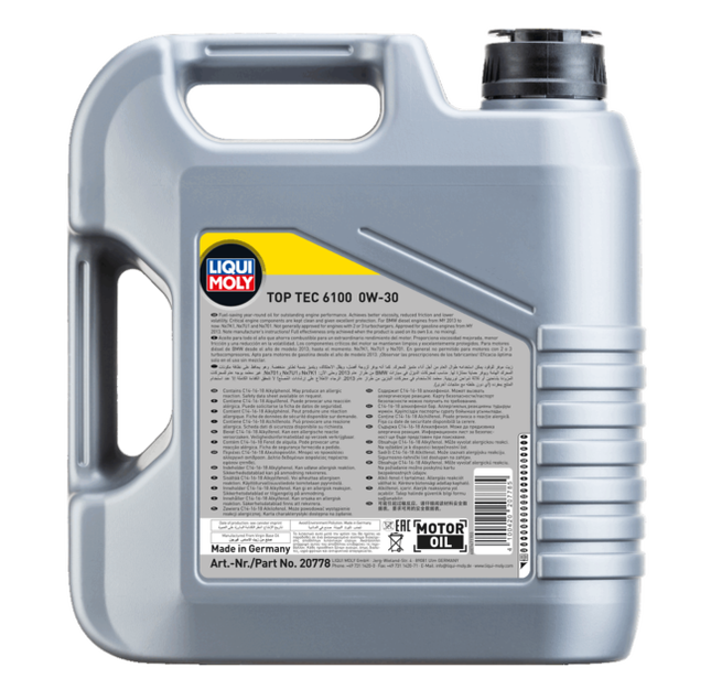 LIQUI MOLY TOP TEC 6100 0W-30 4L