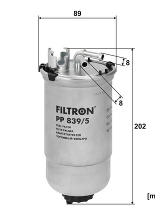 FİLTRON YAKIT FİLTRESİ PP839/5