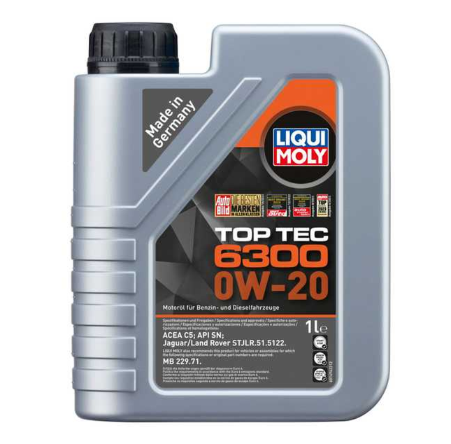 LIQUI MOLY TOP TEC 6300 0W-20 1L