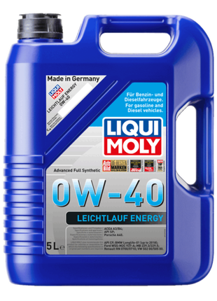 LIQUI MOLY LEICHTLAUF ENERGY 0W-40 5L