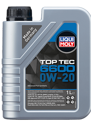 LIQUI MOLY TOP TEC 6600 0W-20 1L