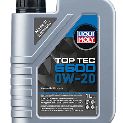 LIQUI MOLY 0W-20 TOP TEC 6600 1L