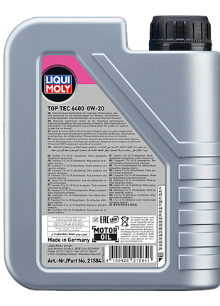 LIQUI MOLY TOP TEC 6400 0W-20 1L