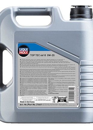 LIQUI MOLY TOP TEC 6610 0W-20 4L
