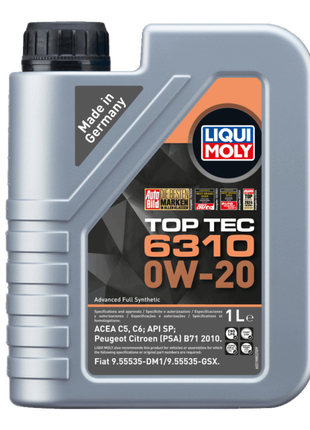 LIQUI MOLY TOP TEC 6310 0W-20 1L